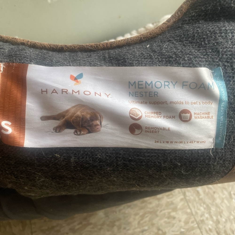 Harmony Memory Foam Pet Bed